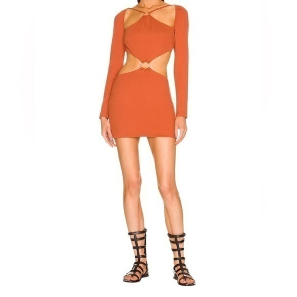 NWT Dundas X Revolve Jade ring cutout mini dress